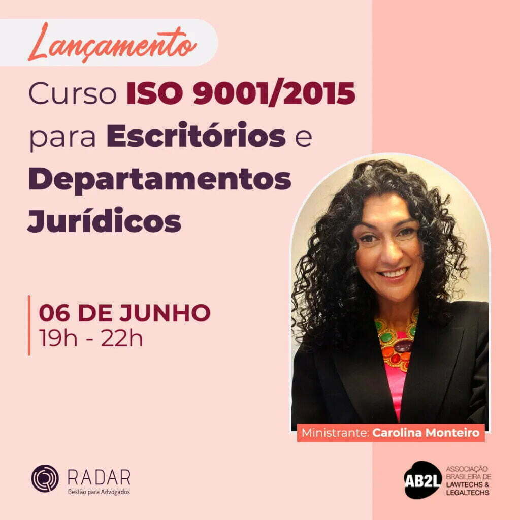 Curso ISO 9001 para Escritórios Juridicos