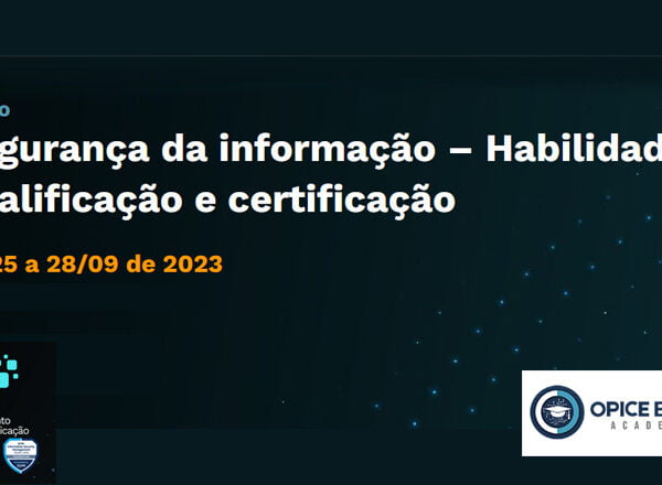 Curso | Segurança da informação – Habilidades, qualificação e certificação