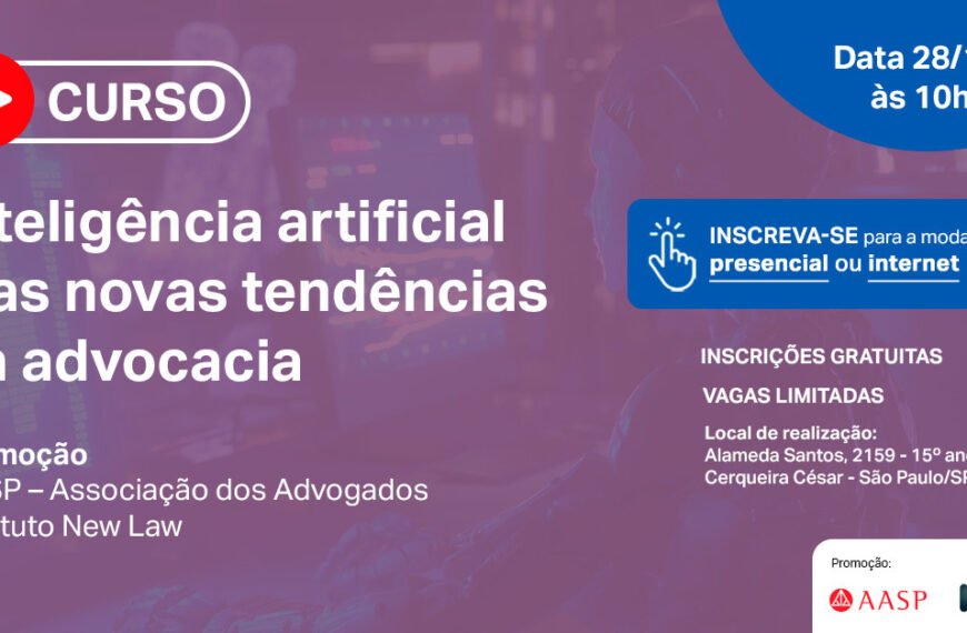 Curso | Inteligência Artificial e as novas tendências da Advocacia