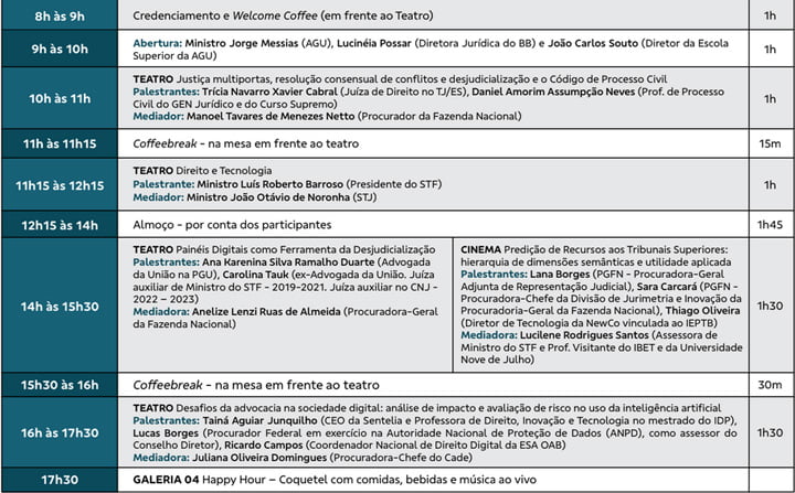 Seminário Direito e Tecnologia