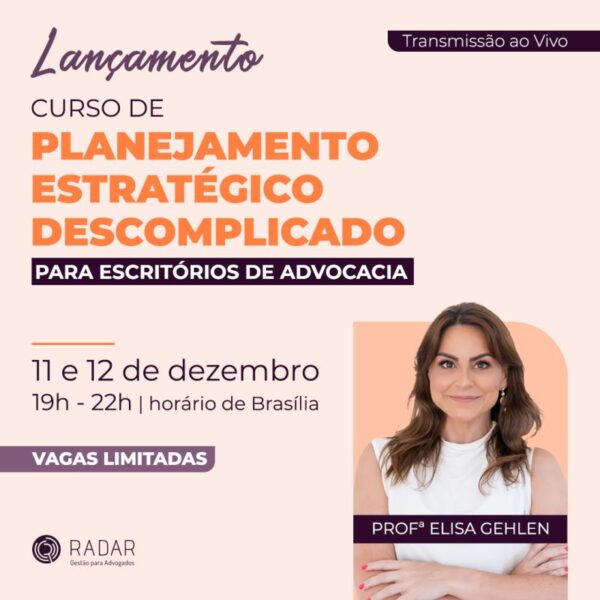 Curso | Planejamento Estratégico Descomplicado para Escritórios de Advocacia
