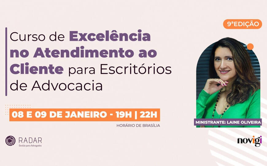 Curso | Excelência no Atendimento ao Cliente para Escritórios de Advocacia – 9ª Edição