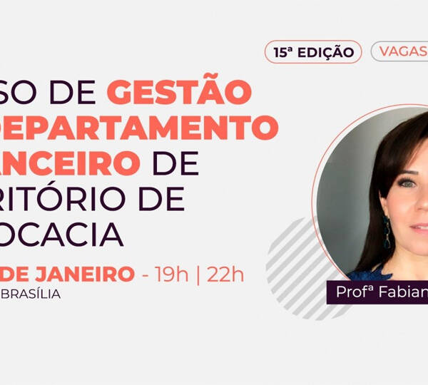 Curso | Gestão de Departamento Financeiro de Escritório de Advocacia