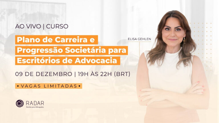 Curso | Curso Plano de Carreira e Progressão Societária para Escritórios de Advocacia