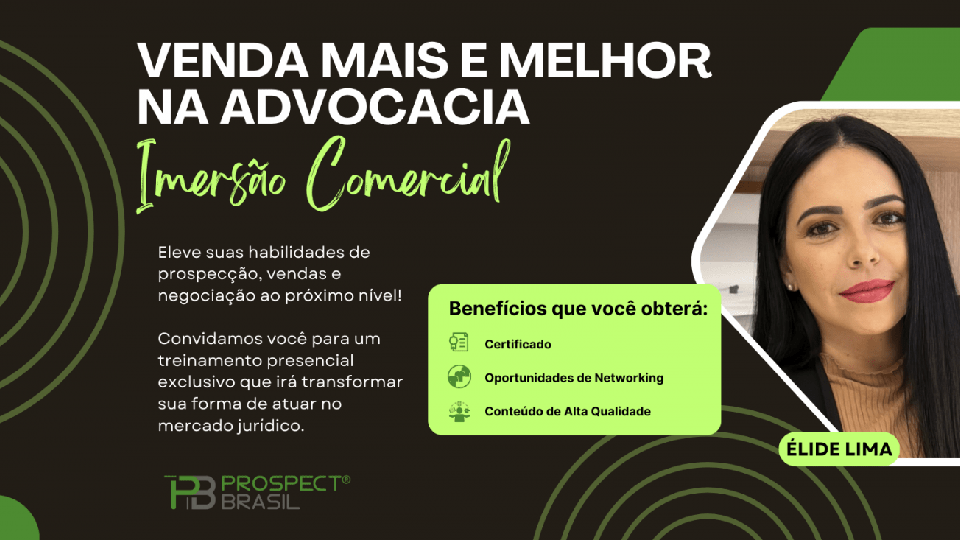 Venda mais e melhor na Advocacia