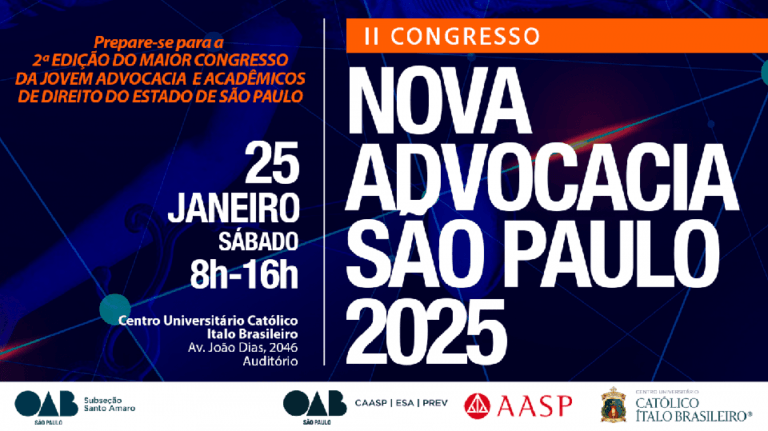 Evento | Congresso da Nova Advocacia e dos Acadêmicos de Direito de São Paulo